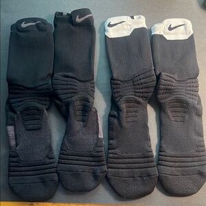 Nike Black and White Men's Socks